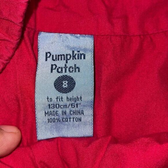 Pumpkin Patch Dark Pink Skirt w/ Orange & Black Embroidery - Kids Size 8 - Picture 7 of 8